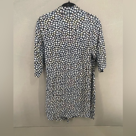 Pistola wrap dress star pattern navy background XS - Picture 4 of 8